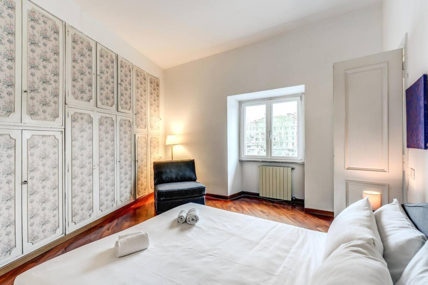 Splendid Flat On The Tiber River Rom Exterior foto